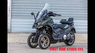 SLUK  Kymco CV3 550 First ride [upl. by Rennob]