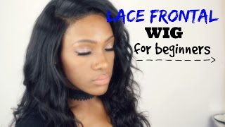 Lace Frontal Wig for Beginners  Detailed Tutorial [upl. by Aierdna]