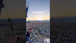 Sunset flight sunset flight paramotor ppg colorado [upl. by Lipsey]