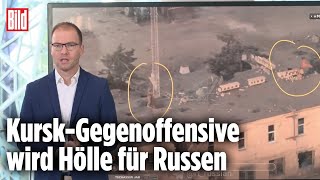 Putins Truppe bricht bei Tschasiw Jar durch  BILDLagezentrum [upl. by Nileve]