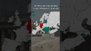 Germany population Vs Balkans population map europe demographics germany [upl. by Schilt]