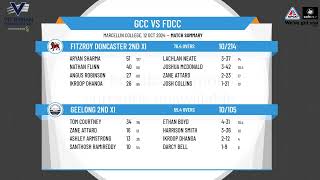 Geelong 2nd XI v Fitzroy Doncaster 2nd XI [upl. by Tenneb]