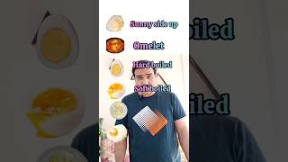 Types of eggs egg recipes making eggs in English english education vocabulary restaurant egg [upl. by Glantz573]