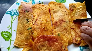 Besoner recipe if you dont have fish meat and vegetables at home make this gram flour recipe [upl. by Eedahs]