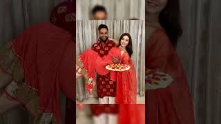 Shefali jariwala amp spouses shares pic of karwachauth karwachauth shefalijariwala shorts [upl. by Miranda]