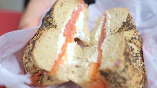 If You’re in New York City Dont Miss Out on Absolute Bagels [upl. by Rayham]