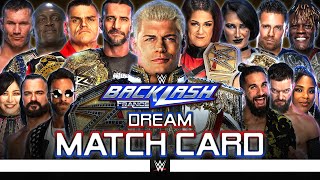 WWE Backlash 2024  Dream Card v4 [upl. by Marley]