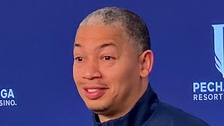 Tyronn Lue Reacts To Clippers First Win At Intuit Dome Against Spurs [upl. by Etnoed]