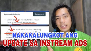 BAGONG UPDATE SA INSTREAM ADS NAKAKALUNGKOT ITO DAPAT ALAM NIYO TO [upl. by Ziana]