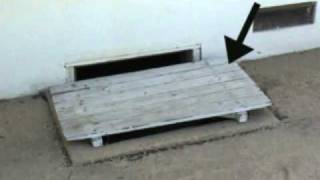 Do It Yourself Crawlspace Cover Problem  Safety And Ventilation [upl. by Roeser]