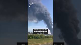 Garyville Storage tank at Marathon Refinery on fire [upl. by Yemerej]