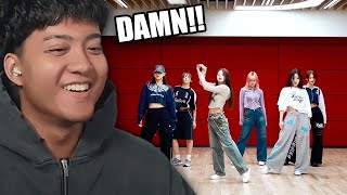 NMIXX MIXX UNIVERSITY Preview Video  Run For Roses Dance Practice  REACTION [upl. by Hehre586]