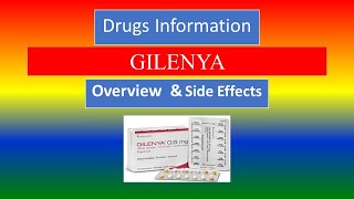 GILENYA  Overview amp Side effects [upl. by Fleta]