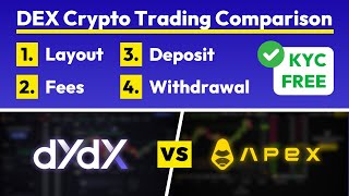 Best Decentralized Crypto Leverage Trading Exchange ✅ dydx vs Apex Pro Comparison [upl. by Marienthal]