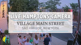 Hamptonscom  LIVE 4K Main Street Sag Harbor Village New York [upl. by Assadah]