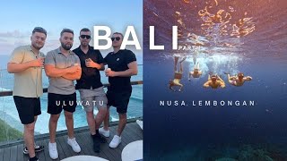 Bali Adventures Pt1  Island Hopping Beach Clubs and Manta Ray Tour [upl. by Ayardna]