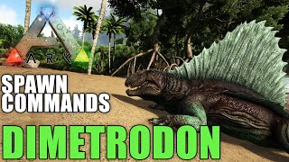 Ark DIMETRODON spawn commands [upl. by Beaulieu]