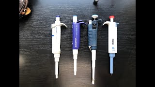 Pipette comparison and review Socorex Acura Gilson Pipetman Eppendorf Research Plus [upl. by Florida797]