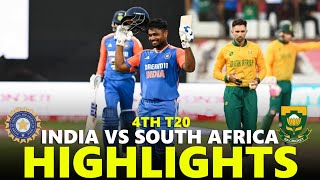 India vs South Africa Highlights 4th T20 2024  IND VS SA [upl. by Dnalerb]