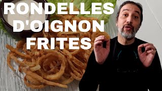 Rondelles dOignon Frites Recette Facile Succulente Onion Rings Fries Crispy cuisine épices et tout [upl. by Ann415]