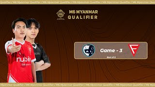 Game  3 AI ESPORTS vs FALCON ESPORTS  M6 Myanmar Qualifier [upl. by Beauchamp]