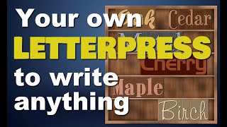 Creating a title with the Letterpress script in PaintShop Pro [upl. by Nallac429]