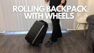 Rolling Backpack with Wheels [upl. by Nevag560]