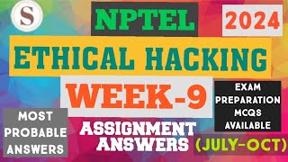 Ethical Hacking  NPTEL Week9 Assignment Answers 2024JULYOCTEthicalHacking nptel skumaredu [upl. by Nylecsoj]