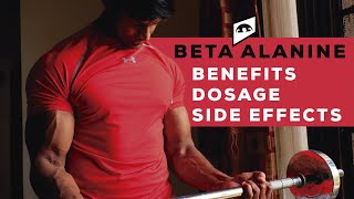 BETA ALANINE MOST SCIENTIFIC EXPLANATION  BENEFITS DOSAGE SIDE EFFECTS [upl. by Gollin881]