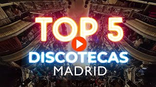 ESTAS DISCOTECAS son las 5 MEJORES de ESPAÑAMADRID [upl. by Murtha]