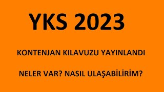 YKS KONTENJAN KILAVUZU YAYINLANDI  NERDEN NASIL İNDİREBİLİRİM SIRALAMALARA VE KONTENJANLARA BAKMA [upl. by Berglund]