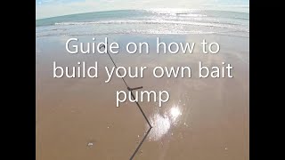 Guide on How to Build a Bait Pump for Black Lugworms [upl. by Ocramed]