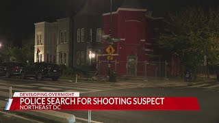 DC police searching for suspect in Northeast shooting [upl. by Dranoc]