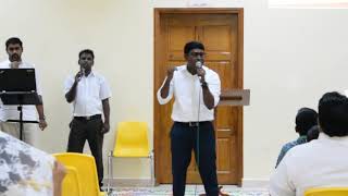 Pr Lordson Antony  Yeshu Oru Vathil Thuranal MPF Sohar 2018 live [upl. by Marston907]