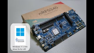 nRF53  nRF52 jlink not detected in Windows 11 fix [upl. by Tinor]