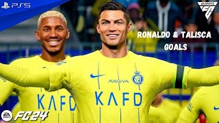 FIFA 24  Al Nassr vs Al Riyadh  Roshn Saudi League 2324  Ft Ronaldo amp Talisca  PS5™ 4K60 [upl. by Eillom]