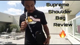 Supreme Shoulder bag SS18 Review [upl. by Michella]