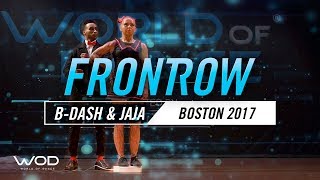 BDash amp Jaja Vankova  FrontRow  World of Dance Boston 2017  WODBOS17 [upl. by Noyrb]