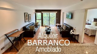 🔥Alquiler de Departamento en Barranco 58m2 con Estacionamiento y Vista a Parque🔥 [upl. by Guimar]