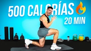 🔥 QUEMA MUCHAS CALORÍAS con este CARDIO HIIT de 20 MIN  Ejercicios en CASA para BAJAR DE PESO [upl. by Ariay]