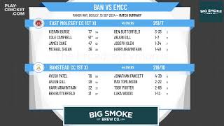 Banstead CC 1st XI v East Molesey CC 1st XI [upl. by Gerlac576]