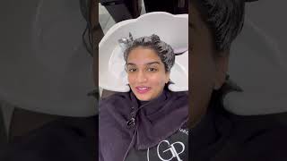 Aaraka oru change ishtam allathe haircolor hairtransformation haircoloring happy change [upl. by Reedy]