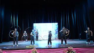 wonder women on stage with supar dupar hula hoop and dance performance [upl. by Ahsias]