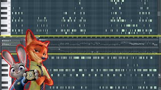 Shakira  Try Everything From Zootopia  FL Studio Piano Arrangement [upl. by Iclehc]