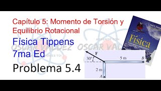 Problema 54 Física Tippens ¿Cómo calcular el brazo de palanca de un momento de torsión [upl. by Lezti]