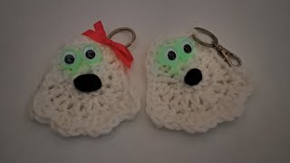 Updated How to Crochet a Glow in the Dark Googly Eyed Ghost lisalovescrochetandknit [upl. by Melisent]