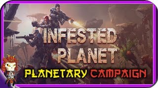 INFESTED PLANET  Planetary Campaign  Top Down SciFI RTS Game [upl. by Anial]