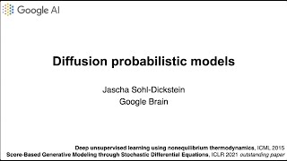 MIT 6S192  Lecture 22 Diffusion Probabilistic Models Jascha SohlDickstein [upl. by Jourdain898]