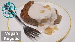 How to make vegan KUGELIS Lithuanian potato pie [upl. by Tnecnev]