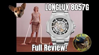 Longlux 8057 Automatic Watch Review [upl. by Illib]